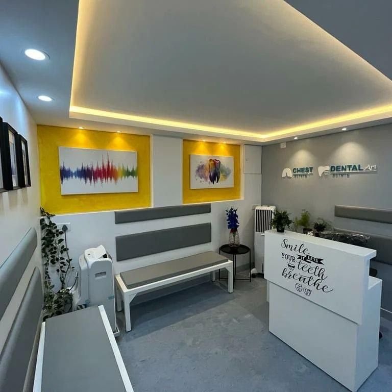 State of the Art Multi-Speciality Dental Clinic lead by Master Dentist, Dr. Aatish D. Shah. He has done his masters in Prosthodontics and Implantology, specialising in Smile Designing, Cosmetic & Laser Dentistry. The Doctor is also a Faculty in various Institutes all over India and is also Ex-Faculty at Indian Dental Association and current faculty at AAE, Bengaluru.
At Dental Art Clinic, we give all possible dental services like Caps/Crowns, Dentures, Braces, Implants, Smile designing, Root Canal, Oral and Maxillo-Facial Surgery, Extraction, Laser Dentistry, Etc. Come to us for a wholesome and almost pain free dental experience catered for individual needs and complaints